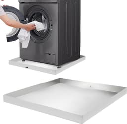 Wasmachine 81 x 76 x 6,3 cm opvangbak bodembak vaatwasbak roestvrijstalen waterbak voor wasmachines, drogers, vaatwassers, koelkasten — thumbnail 1