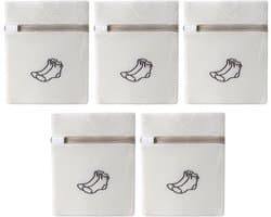 Set van 5 Waszakken voor Sokken, Beschermende Waszakken voor de Wasmachine, Ideaal voor Delicate Kledingstukken en Ondergoed