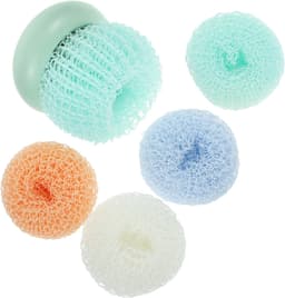 1set Keukenreinigingsborstel Met Vervangbare Borstelkoppen Handige Scrubborstel Voor Pannen Groenten Keukenoppervlakken Ergonomische Handgreep Voor Comfort Efficiëntie — thumbnail 1