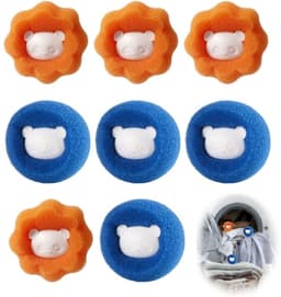 Set van 8 Anti-Haar Ballen voor de Wasmachine — thumbnail 1