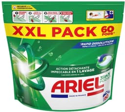 20 x Ariel – Pods 3in1 – Original – 60 wasbeurten - Grootverpakking - Vaatwasstrips - Ariel 3in1 Pods - Wasmiddel Capsules - Krachtige Vlekverwijdering - Koud Wassen - Wasmiddel Voor Kleding — thumbnail 2