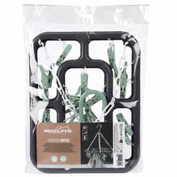 Storage Solutions Droogcarrousel / droogmolen - 2x - grijs / groen - met 18 knijpers - 24 x 31 cm - kunststof — thumbnail 5