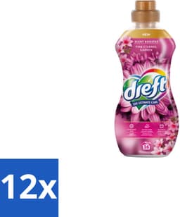12 x Dreft – Pink Eternal Garden – Vloeibare Geurbooster – 720 ml – 36 wasbeurten - Wasmiddel Poeder - Frisheid Was - Kleurbescherming - Vezelbescherming - Anti-kreukwerking — thumbnail 1