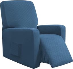 Elastic Stoelhoes voor Volledige Bescherming van Ligstoelen - UV-bestendig, Waterdicht en Ademend (Jeansblauw) — thumbnail 1