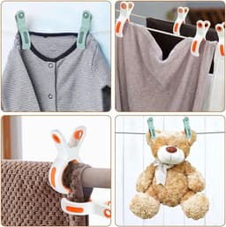 SnelShoppen - Handige Handdoek Klemmen voor Strandstoelen - 8 Stuks Grote Winddichte Antislip Handdoekclips - Duurzame Badhanddoek Klemmen in Kleurrij — thumbnail 5