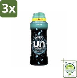 3 x Lenor Unstoppables - Geurbooster - Fris - Non-Stop Frisheid - Grootverpakking - Grootverpakking - Lenor Geur - Wasverzachter - Geurbooster - Langdurige Geur - Frisse Geur — thumbnail 1