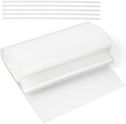 Afvoerslang 10 m voor regenpijpen, tijdelijke slang voor afvoer tot Ø 125 mm inclusief 5 kabelbinders, waterdicht en flexibel — thumbnail 1