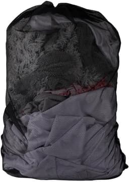 Waszak 60x90 cm - Waszak met Trekkoord - Opvouwbaar - Polyester - Machinewasbaar - Ideaal voor Thuis/Hotel - Wasmand — thumbnail 1