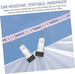 Kledinglijn - Waslijn Touw - Buiten Drogen - Windproof Antislip - 5 Meter - As Shown — thumbnail 5