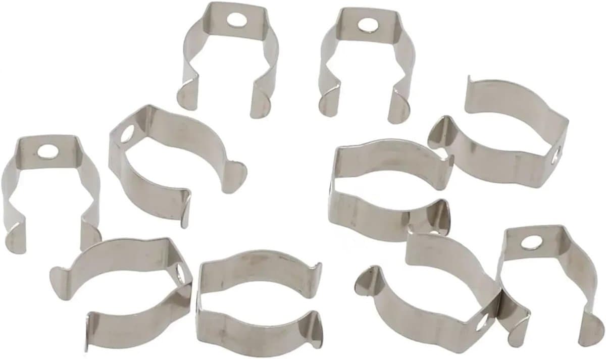 Gereedschap Clips - Veerklemmen Hangers - Gereedschap Opbergen - Roestvrij Staal - 6-28mm - Zilver — afbeelding 1