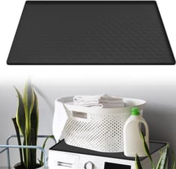 QORA® Lekbak Wasmachine - Lekbak - Anti Trillingsmat Wasmachine - Lekbak Wasmachine 60x60 x - Lekbak Wasmachine Universeel - Zwart - 60cm x 60cm x 2cm — thumbnail 1