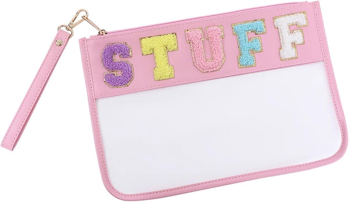 Multifunctionele Waszak en Toilettas | Transparante PVC Organizer | Lekvrije Reiskosmetiekoffer voor Vrouwen en Tieners | School en Sport Essentials — afbeelding 1