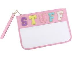 Multifunctionele Waszak en Toilettas | Transparante PVC Organizer | Lekvrije Reiskosmetiekoffer voor Vrouwen en Tieners | School en Sport Essentials