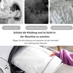 Waszak Groot - Waszakjes met Rits - Wasnet voor Wasmachine - Waszakken voor Wasgoed - Waszakje voor Kleding - Duurzaam Polyester 40x50/50x60 cm — thumbnail 2