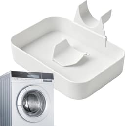 lekvrije 3D-geprinte opvangbak - Lekbak Wasmachine - Wateropvang - Afvoerbak Geschikt Voor wasmachine - wateropvangbak -wateropvangbak Geschikt Voor frontlader - Wasmachine Druppelpan - Twee accessoires — thumbnail 1