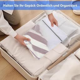 4-delige wasnetten voor de wasmachine, grote 50 x 60 cm waszakken met rits, ideaal voor shirts, jassen en handdoeken — thumbnail 3