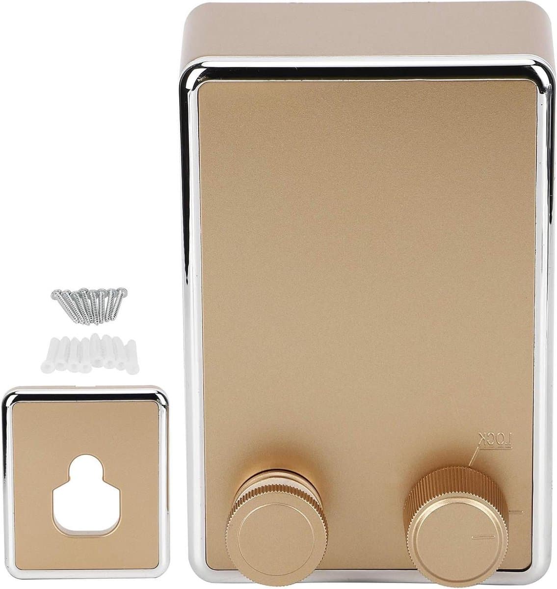 Uittrekbare Waslijn - Wand Waslijn - Kleding Drogen - Volledig Intrekbaar - 4 Meter - Goud — afbeelding 1