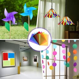 8 stuks folie hittebestendig voor lampen, 8 kleuren kleurfolies gel, A4 transparante kleurfolie voor ledlampen, kleurfilterfolie voor fotolamp, koplamp, fotostudio stroboscoop (21 x 29,7 cm) — thumbnail 5