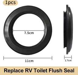 23721 voor Thetford cassette lipafdichting 110 mm compatibel met C200, C250, C400, C500, C2, C3, C4, caravan, camper, toilet, afvaltanks — thumbnail 5