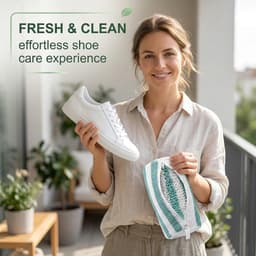SnelShoppen - Pack van 2 Schoenwaszakken voor de Wasmachine, 360° Schoenreiniging, Sneakerwaszak met Rits, Ideaal voor Sneakers en Sportschoenen — thumbnail 2