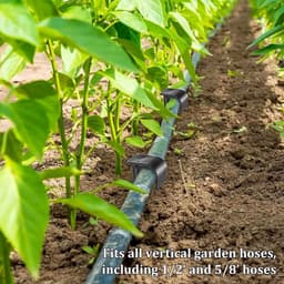 SnelShoppen - 60 Stuks Zwarte Plastic Grondankers 11.2cm - Tuin- en Irrigatiebeugels voor Tuinen, Gazons, Straatranden en Planten — thumbnail 2