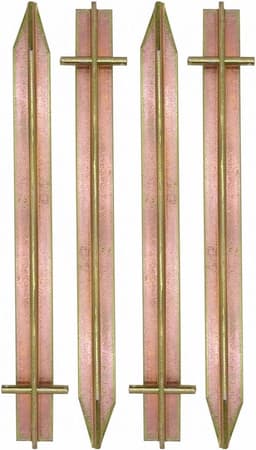 4 Stalen T-profiel Haringen - 300x25mm Tentharingen voor Harde Grond - Ankers en Tentnagels Haring Set — thumbnail 1
