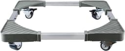 Wasmachine-sokkel onderstel, verstelbare sokkel voor wasmachine, hoogte 9 cm, koelkast, gereedschapswagen, droogrek, roestvrij, breedte 36-47 cm, lengte 46-57 cm, beweegbare sokkel voor fornuis — thumbnail 1