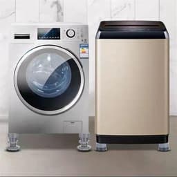 Wasmachine Voetkussens - Wasstandaard Dempers - Trillingen Dempen - Verstelbare Hoogte - 4 stuks - Grijs — thumbnail 3