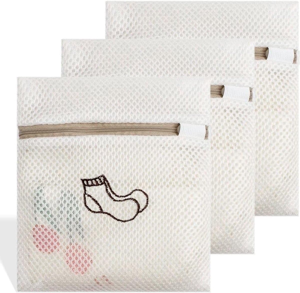 VVGoods - Set van 3 waszakken voor delicate kleding en schoenen met ritssluiting — afbeelding 1