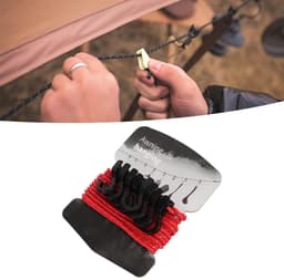 Dailygoods- Waslijn Fluorescerend - Verstelbare Lengte - Camping Waslijn - Reflecterende Staaldraad - Multifunctioneel - Clip Haak Ontwerp - Ophangtouw — thumbnail 4