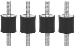 Dailygoods- Trillingsdempende Isolator - Rubber - 4 Stuks - M6 - Schokdempers - Schroefdemping - Geschikt voor Auto en Machines - Schokdemper — thumbnail 1