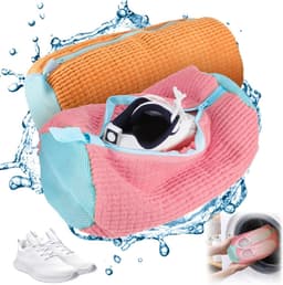 Schoenwaszak voor de Wasmachine, Geschikt voor Sneakers en Sportschoenen, Meerdere Kleuren, Duurzaam en Met Rits, Perfect voor Wassen van Schoenen — thumbnail 1