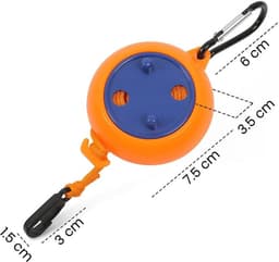 Dailygoody - Draagbare waslijn - Antislip waslijn - 10 meter - Reis en camping - Lichtgewicht en compact - Geschikt voor buiten en binnen - Voor kampe... — thumbnail 2