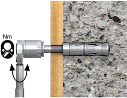 Losse Bout - Bevestigingsbout Anker - Zware Bevestiging - Eerste Mechanisch Anker - M10/10L - Zilver — thumbnail 4