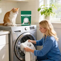 Huisdierenhaarverwijderaar Wasgoed - Haaroplosser Pods - Wassen Verbeteren - Veilig Voor Stoffen - 100 Gram - Niet Gespecificeerd — thumbnail 4