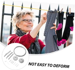 Roestvrijstalen Waslijn - Drooglijn Buiten - Kleding Drogen - Versterkt Dubbelstrengs Ontwerp - 500 cm - Diverse kleuren — thumbnail 5