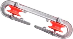 Waslijnspanner - Kledinglijn Spanner - Kleding Drogen - Roestvrij Aluminium - 18.5 x 4.5 x 3.8 cm - Aluminiumkleur — thumbnail 1