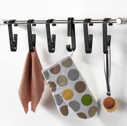 Wasknijpers met Haken - Kleding Clips - Kleding Drogen - Winddicht Ontwerp - 4 Stuks - Zwart — thumbnail 5