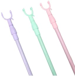 Dailygoods- Kledingvork Telescopisch - Ruimtebesparend - Lichtgewicht - Stevige Kledingsteun - U-vormige Kop - Plastic Materiaal - Kledinghanger — thumbnail 1