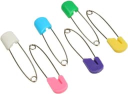 Veiligheidsspelden Baby - Klemmetjes Sluitspelden - Babykleding Vastzetten - Met Plastic Tip - Maat L - Vrolijke Kleuren — thumbnail 4