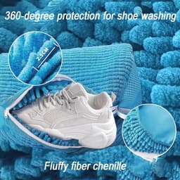 Schoenenwaszak Set van 2 - Herbruikbare Schoenenwaszakken voor Wasmachine met 360° Reiniging — thumbnail 3