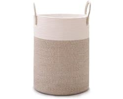Geweven Wasmand - Grote Capaciteit van 60L - Handige Handgrepen en Modern Design