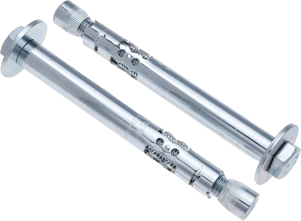 Betonnen Muur Anker - Expansieschroef pluggen - Stevig bevestigen - Gehard staal 8.8 - 12 x 70 mm - Zilver — afbeelding 1