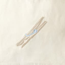 Wasknijperzak Canvas - Klemmenhouder Opberger - Wassen Strijken - Inclusief Ophanghaak - 32 cm Hoog - Natuurlijk — thumbnail 2