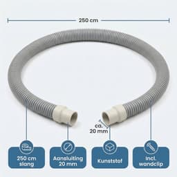 Cheqo® Afvoerslang - Flexibele Afvoerslang - Universele Afvoerslang - Afvoer Slang - Afvoerslang Wasmachine - Wasmachine Afvoerslang - Afvoerslang Vaatwasser - Vaatwasser Afvoerslang - Afvoerslang Droger — thumbnail 2