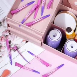 24 Stuks Duck Bill Clips Roestvrij Metaal voor Haarstyling en Kleurbehandeling — thumbnail 5