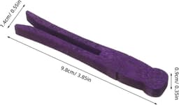 Houten Wasknijpers - Kleurrijke Clips - Knutselen en Decoratie - Stevige Platte Grip - 100 Stuks - Meerkleurig — thumbnail 4