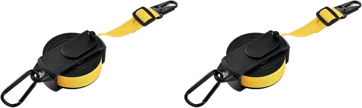 Intrekbare Waslijnen - Reis Waslijn - Binnen Buiten - Zware Belasting 10kg - 3.6 Meter - Grijs — afbeelding 1
