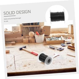 Waslijndraad Staaldraad - Kabel Touw - Buiten Ophangen - PVC Gecoat - 30 Meter Lengte - Zwart — thumbnail 4