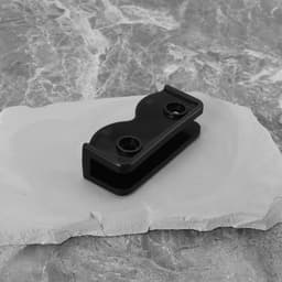 Allecto - Pop-up tuinhuisje connector - Vervangingsdeel - Rechthoekige beugel - Geschikt voor tenten - Zwarte connector 4 stuks, terrasparasol, tuinmeubilair - Tuinaccessoires — thumbnail 4